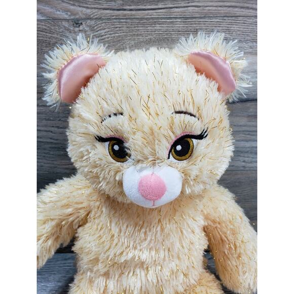 Build A Bear BELLE from Beauty & The Beast Disney Plush Yellow Sparkle - Picture 2 of 9